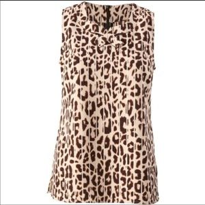 CAbi Ginger leopard print top